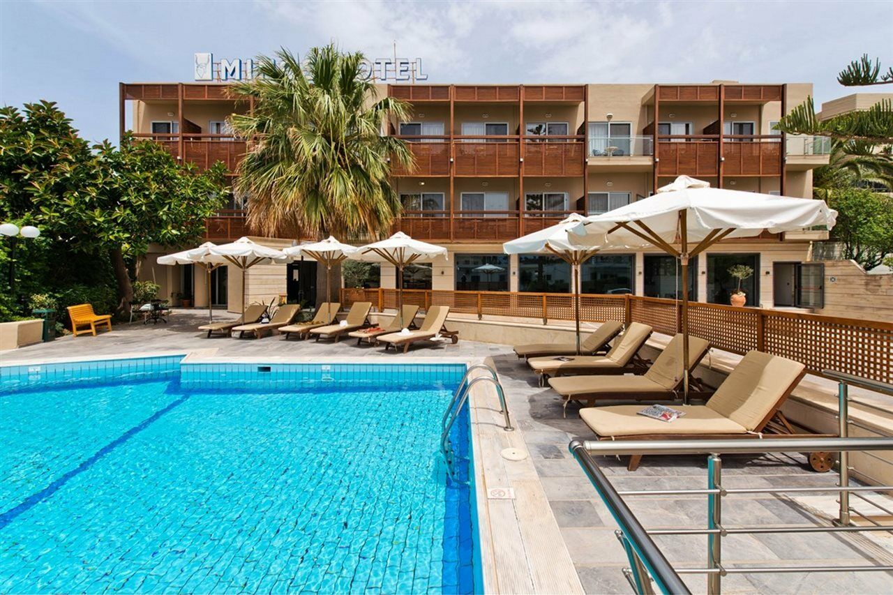 Minos Hotel Rethymno  Ngoại thất bức ảnh
